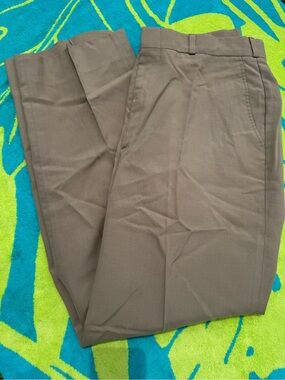 Thompson Men's Taupe Dress Pants